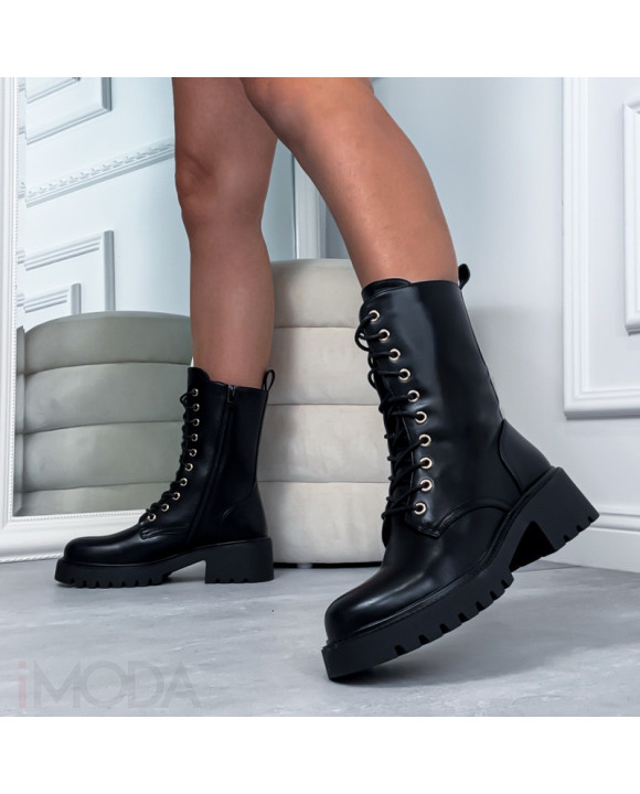 Čierne nízke čižmy-323643-20