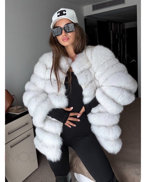 Kožuch ALMA KOCH WHITE-322802-20