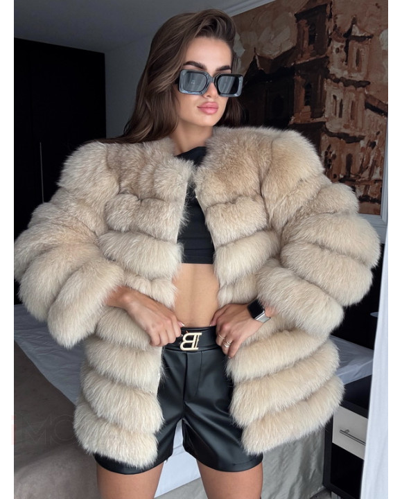 Kožuch ALMA KOCH BEIGE-322798-20