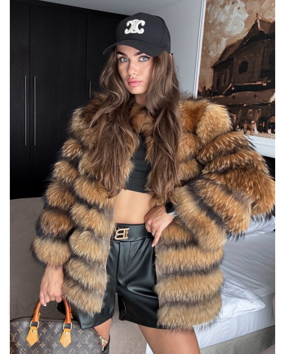 Kožuch ALMA KOCH DARK FOX-322809-20