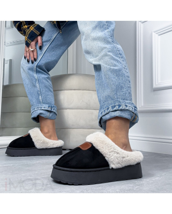 Čierna nasúvacia obuv-323726-20