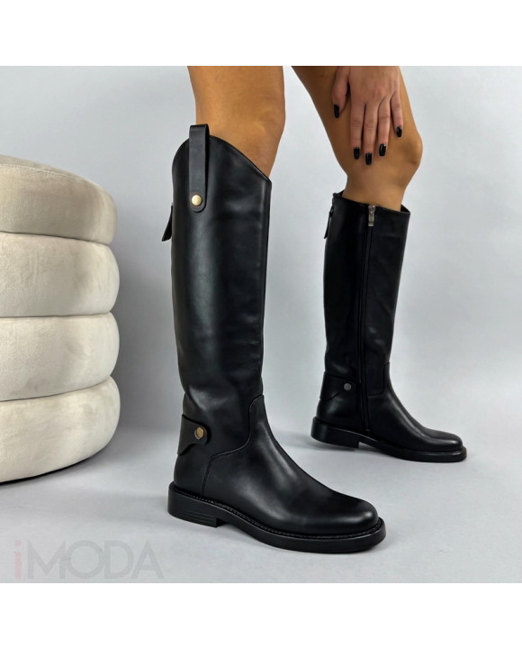 Čierne vysoké čižmy-323789-20