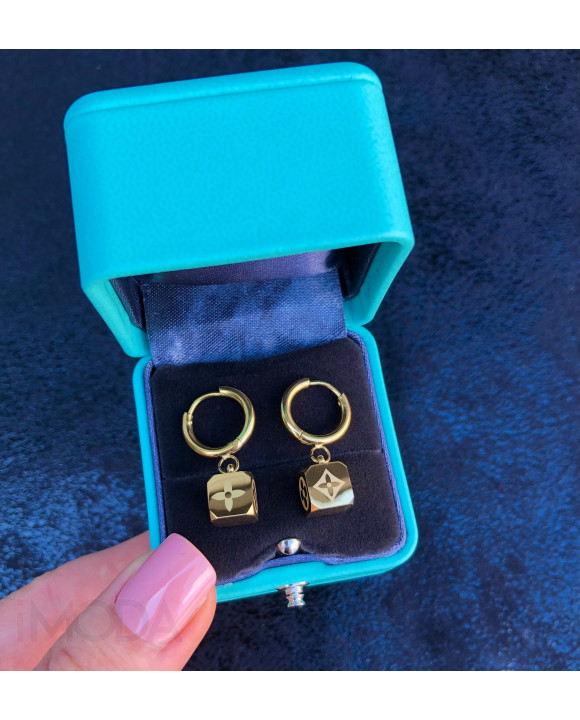 Dámske oceľové náušnice pozlátené-265324-20