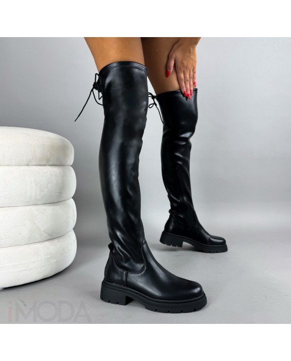 Čierne vysoké čižmy-322164-20