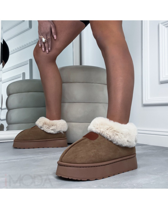 Hnedá nasúvcia obuv-324277-20