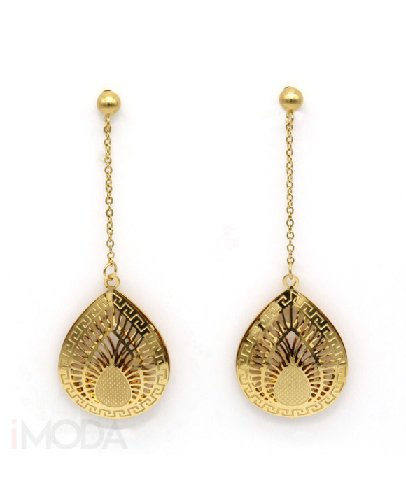 Dámske pozlátené náušnice-195613-20