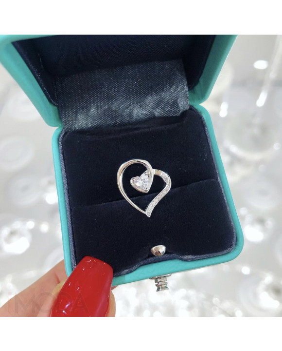Strieborný prívesok srdce-202949-20