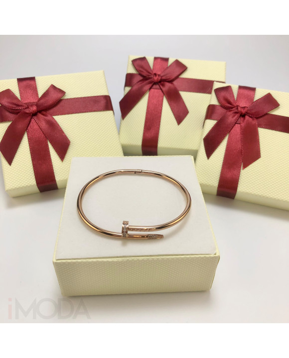 Dámsky oceľový náramok klinec rose-286838-20