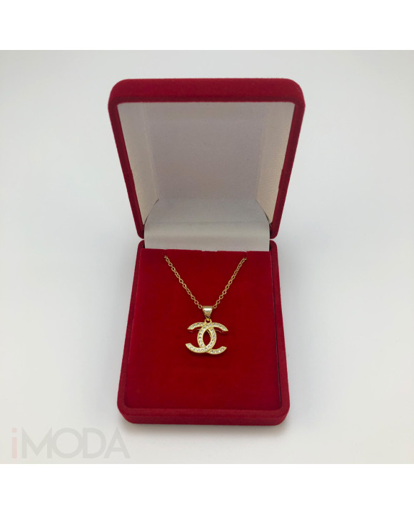 Pozlátený náhrdelník s príveskom-257584-20