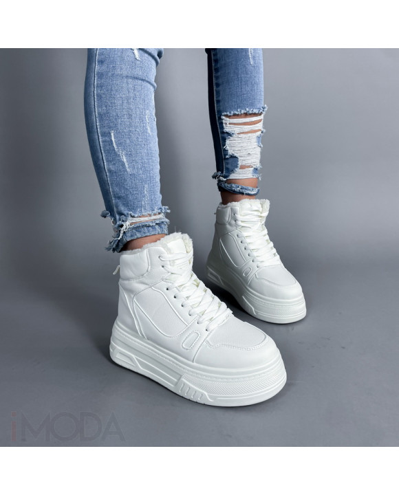 Svetlobéžové zateplené členkové tenisky-313622-20