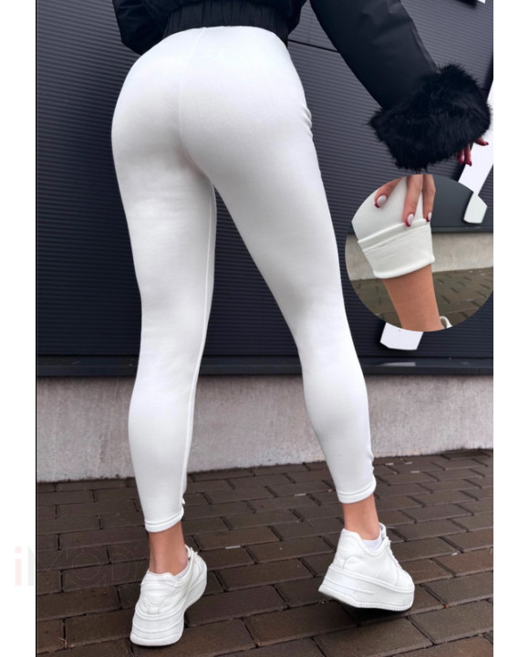 Biele zateplené legíny-313983-20