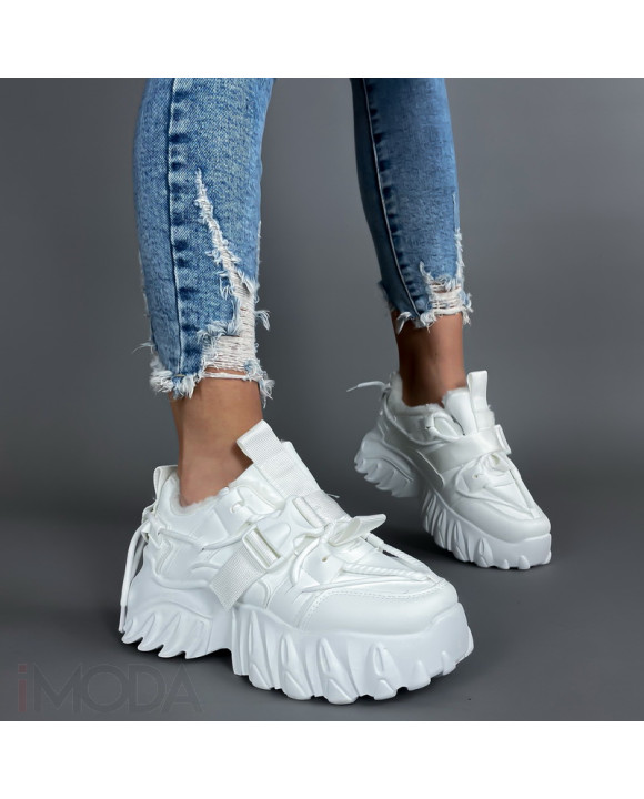 Biele zateplené tenisky-314260-20