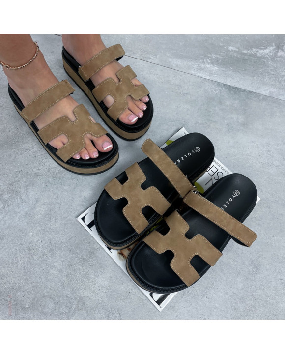 Hnedé šľapky-317192-20