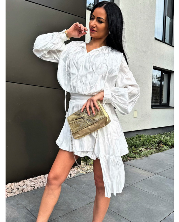 Biele lesklé šaty-317960-20