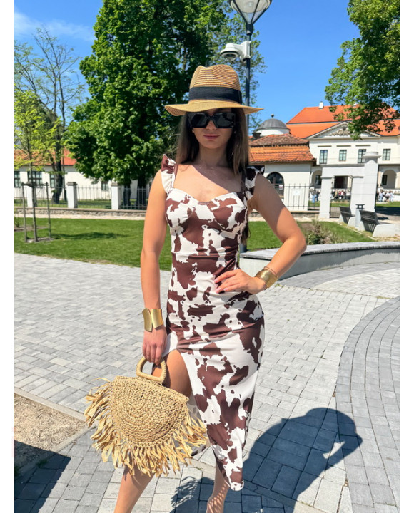 Hnedé vystúžené šaty-318847-20