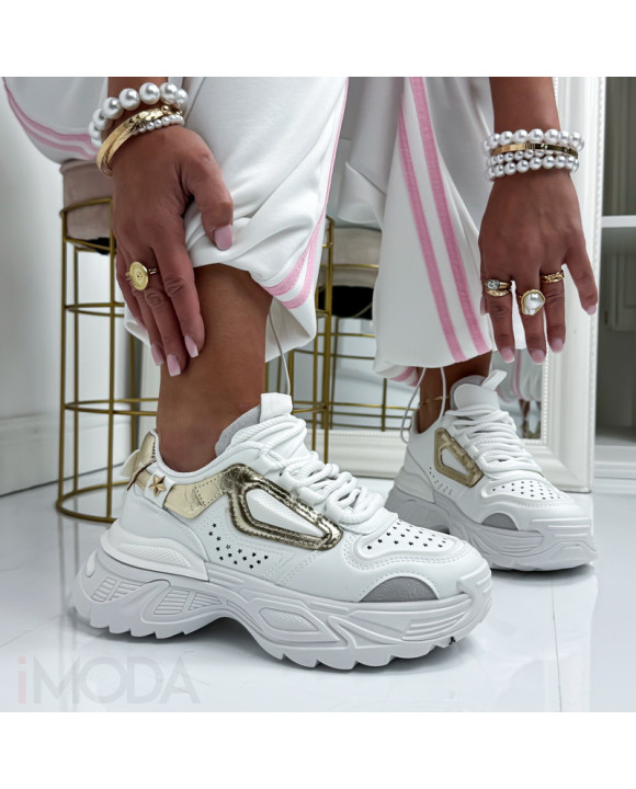 Bielo-zlaté tenisky-327181-20