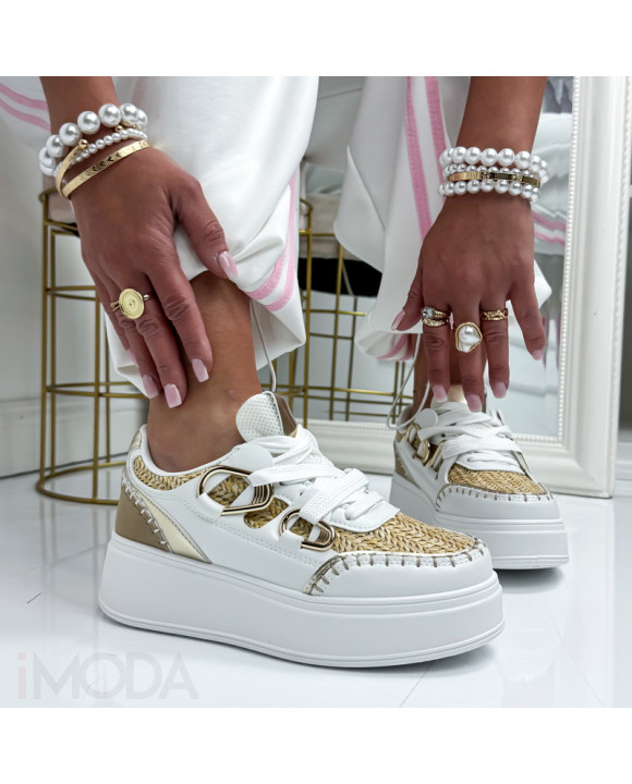 Béžovo-biele tenisky-327188-20