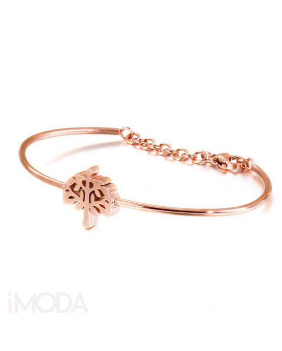 Dámsky oceľový náramok štvorlístok-312274-20