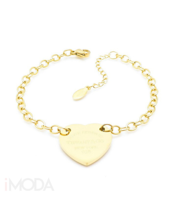 Dámsky oceľový náramok s príveskom TIFF-316270-20