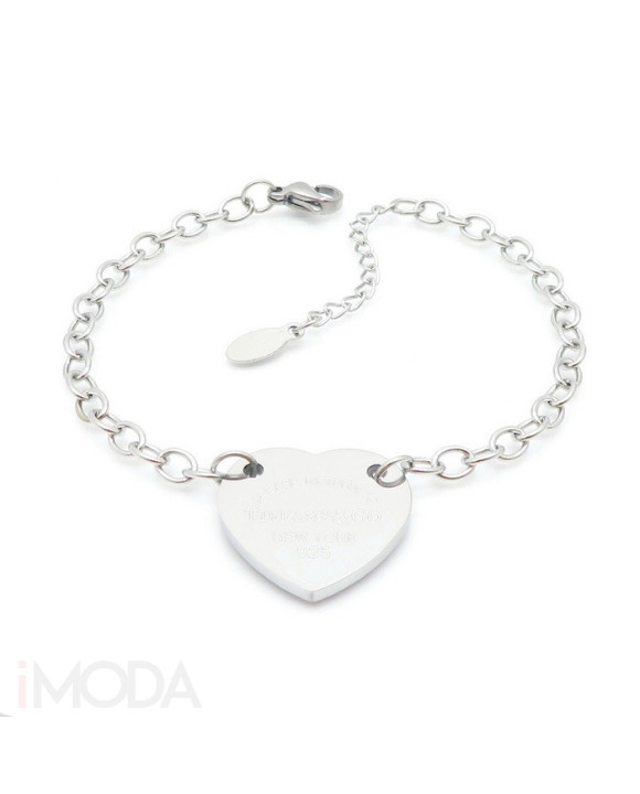 Dámsky oceľový náramok s príveskom TIFF-316271-20