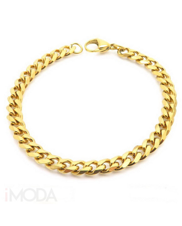 Pánsky oceľový náramok pozlátený-315586-20