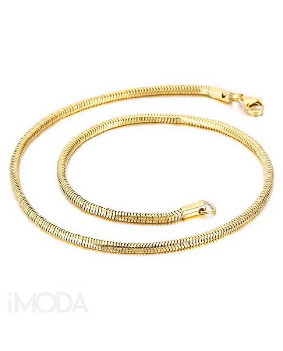 Oceľová retiazka pozlátená-315918-20