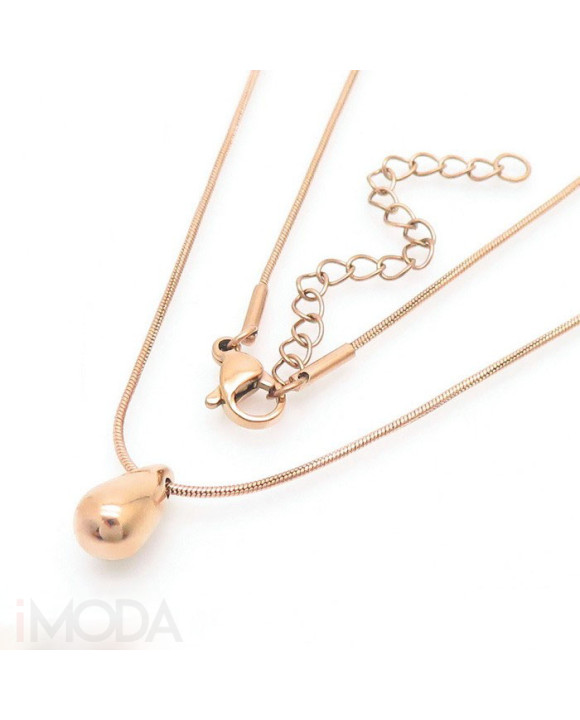 Dámsky oceľový náhrdelník kvapka-299261-20