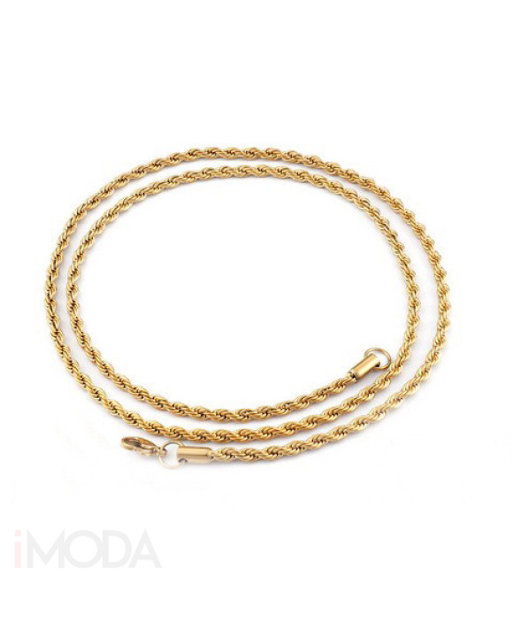Pozlátená oceľová retiazka-196552-20