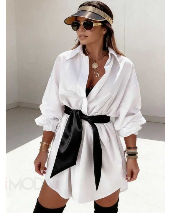 Biele košeľové šaty-327047-20