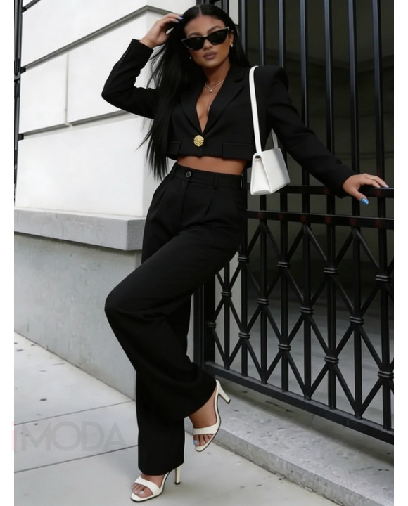 Čierny nohavicový komplet-326583-20