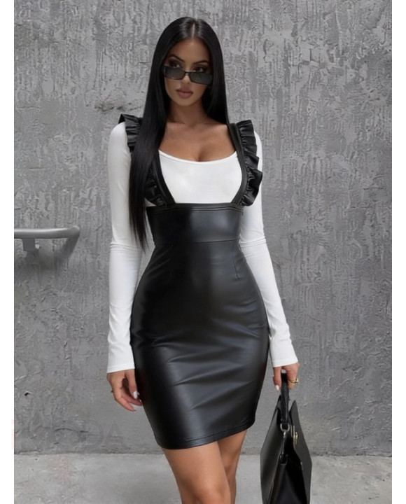 Čierne koženkové šaty-326968-20