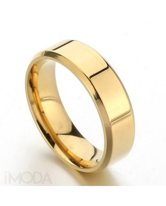 Oceľová obrúčka pozlátená-272697-20