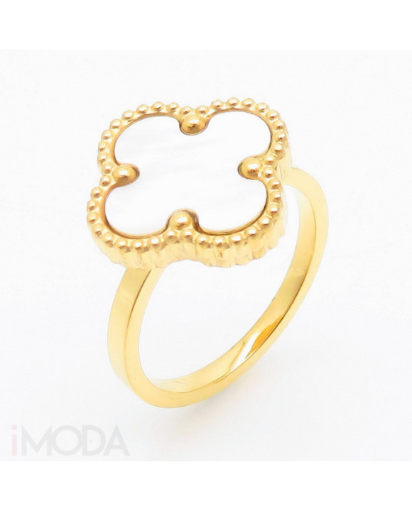 Oceľový prsteň biely-279464-20