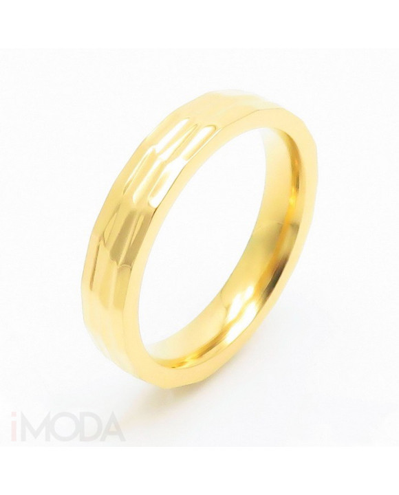 Pozlátená oceľová obrúčka-315969-20