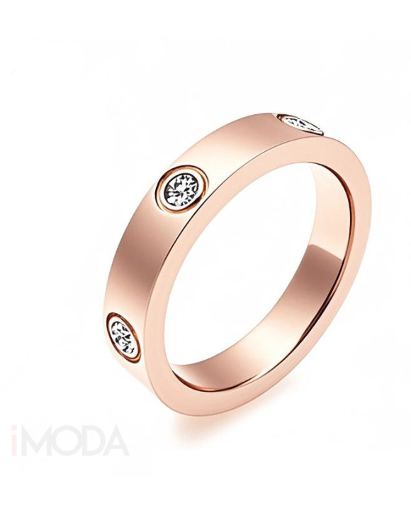 Oceľový prsteň pozlátený-324073-20