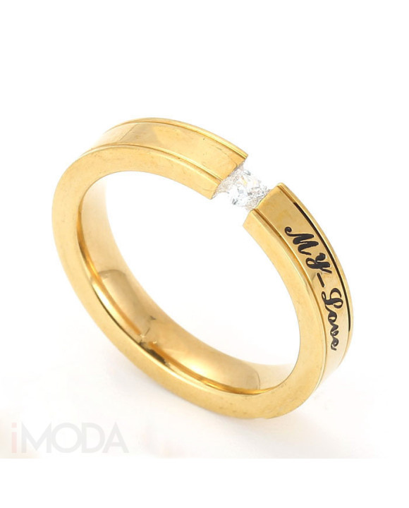 Oceľová obrúčka My love-315732-20