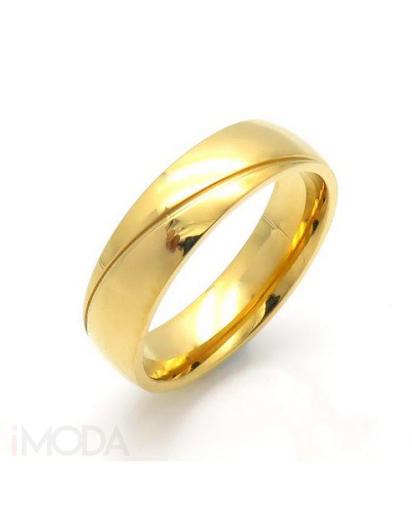 Pozlátená oceľová obrúčka-315624-20