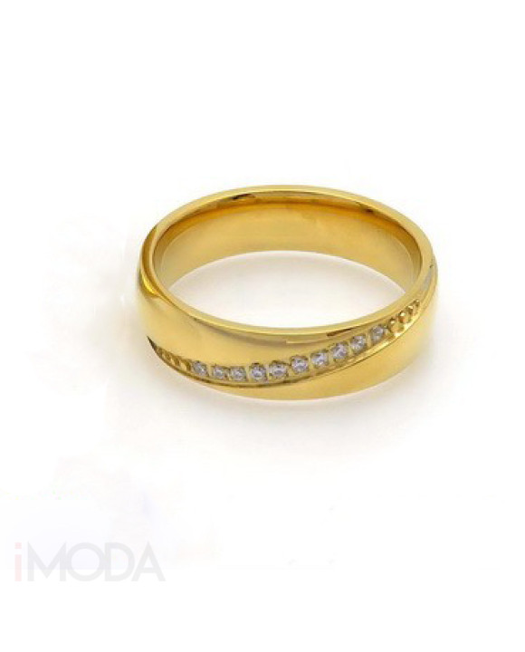 Dámska obrúčka pozlátená-324088-20