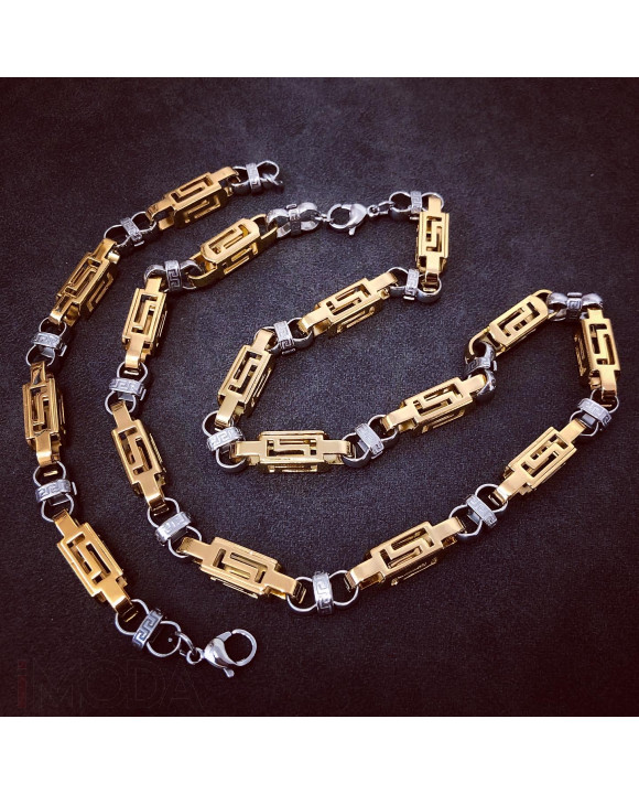 Pánska oceľová súprava-208514-20