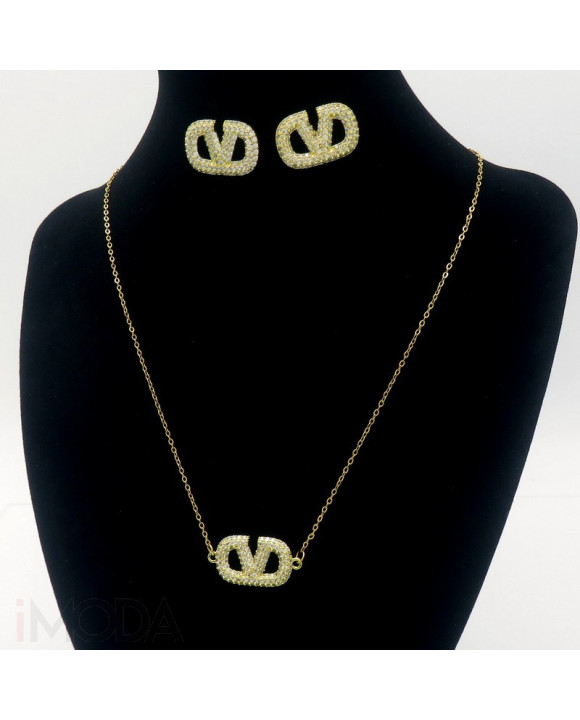 Dámsky trendy set s kryštálmi-318273-20