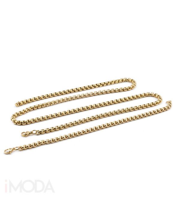 Pozlátená oceľová súprava 