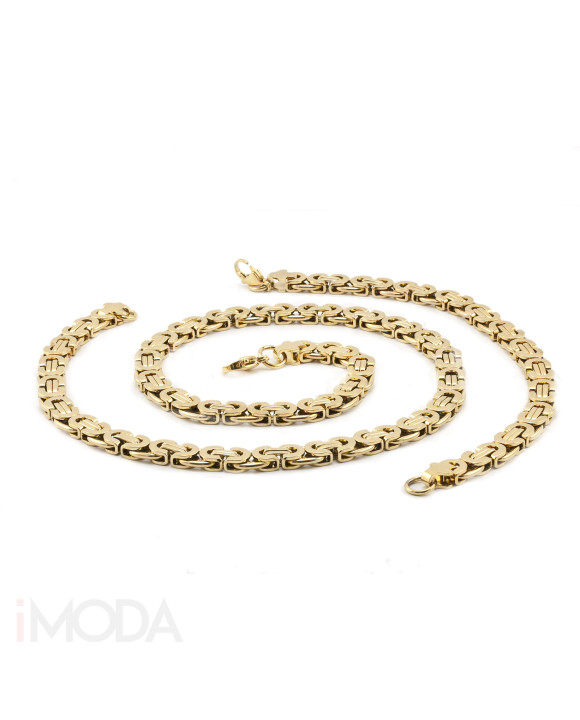 Pozlátená oceľová súprava