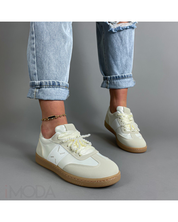 Béžové tenisky s perličkami-315345-20