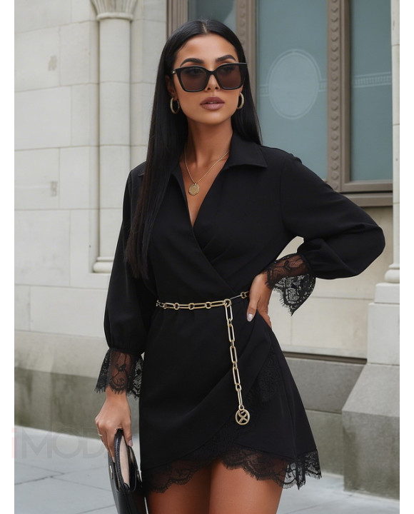 Čierne šaty s čipkou-326103-20