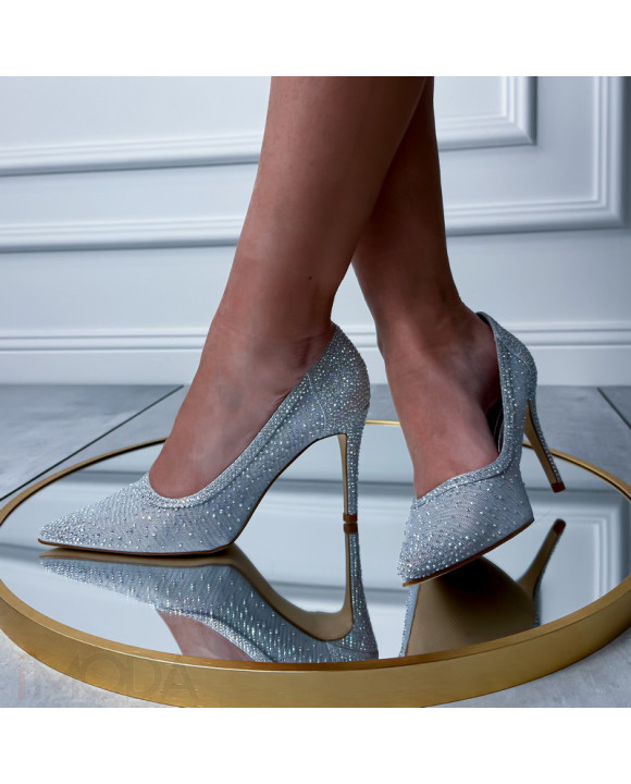 Strieborné lodičky s kamienkami-324407-20