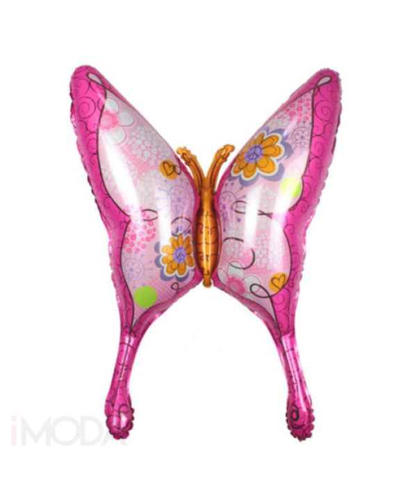 Balón v tvare ružového motýľa