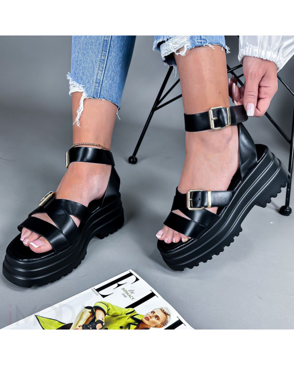 Čierne sandále-317655-20