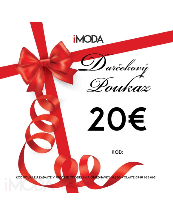 Darčekový poukaz 20€