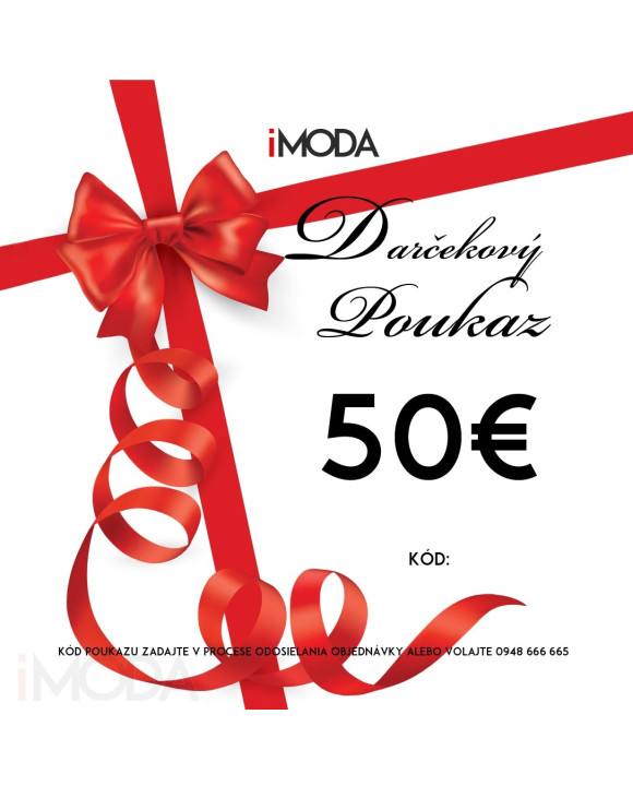 Darčekový poukaz 50€