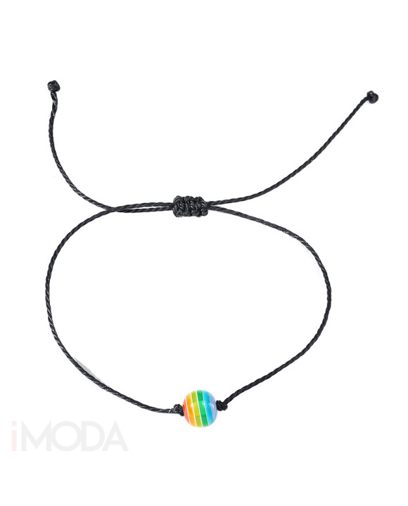 Bavlnený farebný oceľový náramok-267165-20